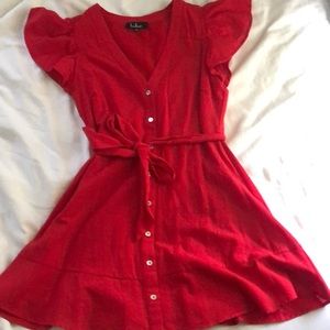 Lulus red dress